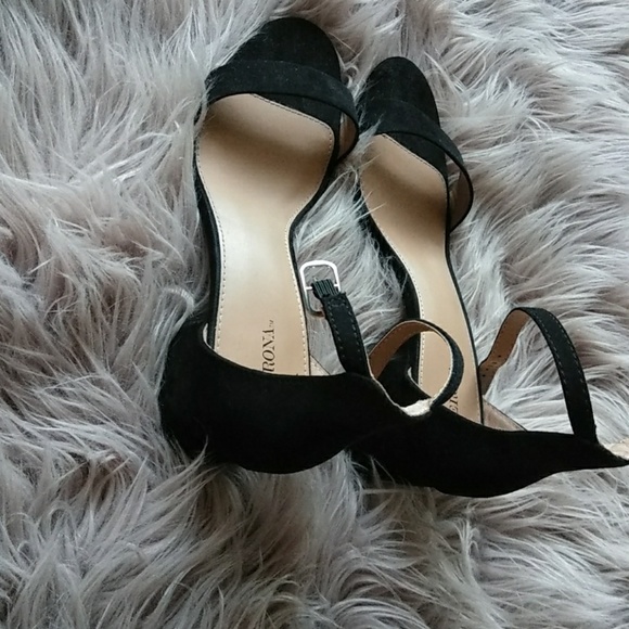 BOTH are $25:Red & black ankle strap open toe - Picture 5 of 6